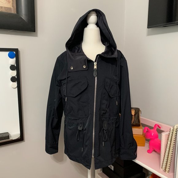 COACH SPORTS ZIP WINDBREAKER NAVY